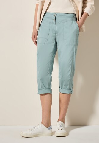 CECIL Slim fit Pants 'New York' in Green: front