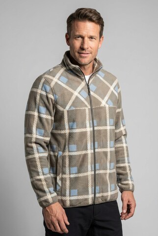 ICEPEAK Athletic Fleece Jacket in Green: front