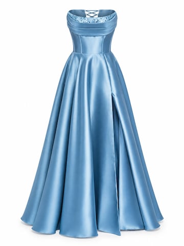 Abito da sera di Ombre in blu: frontale