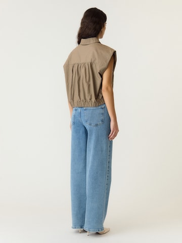 YAS Blouse 'TIMBER' in Bruin