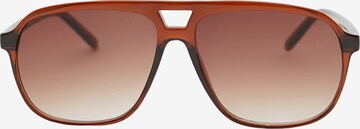 Pull&Bear Sunglasses in Brown: front