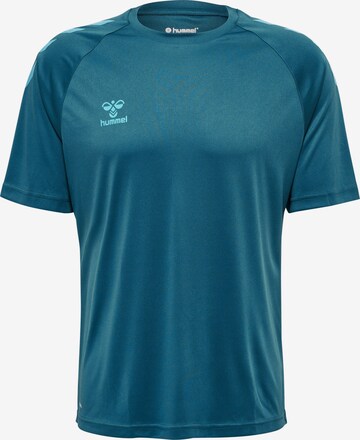 Hummel Performance Shirt 'Poly' in Blue: front