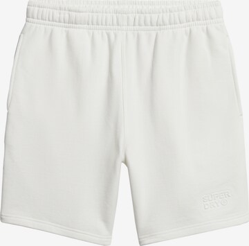 Superdry Regular Pants in White: front