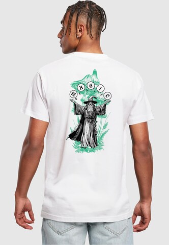 T-Shirt 'Magic Of Life' Mister Tee en blanc : devant