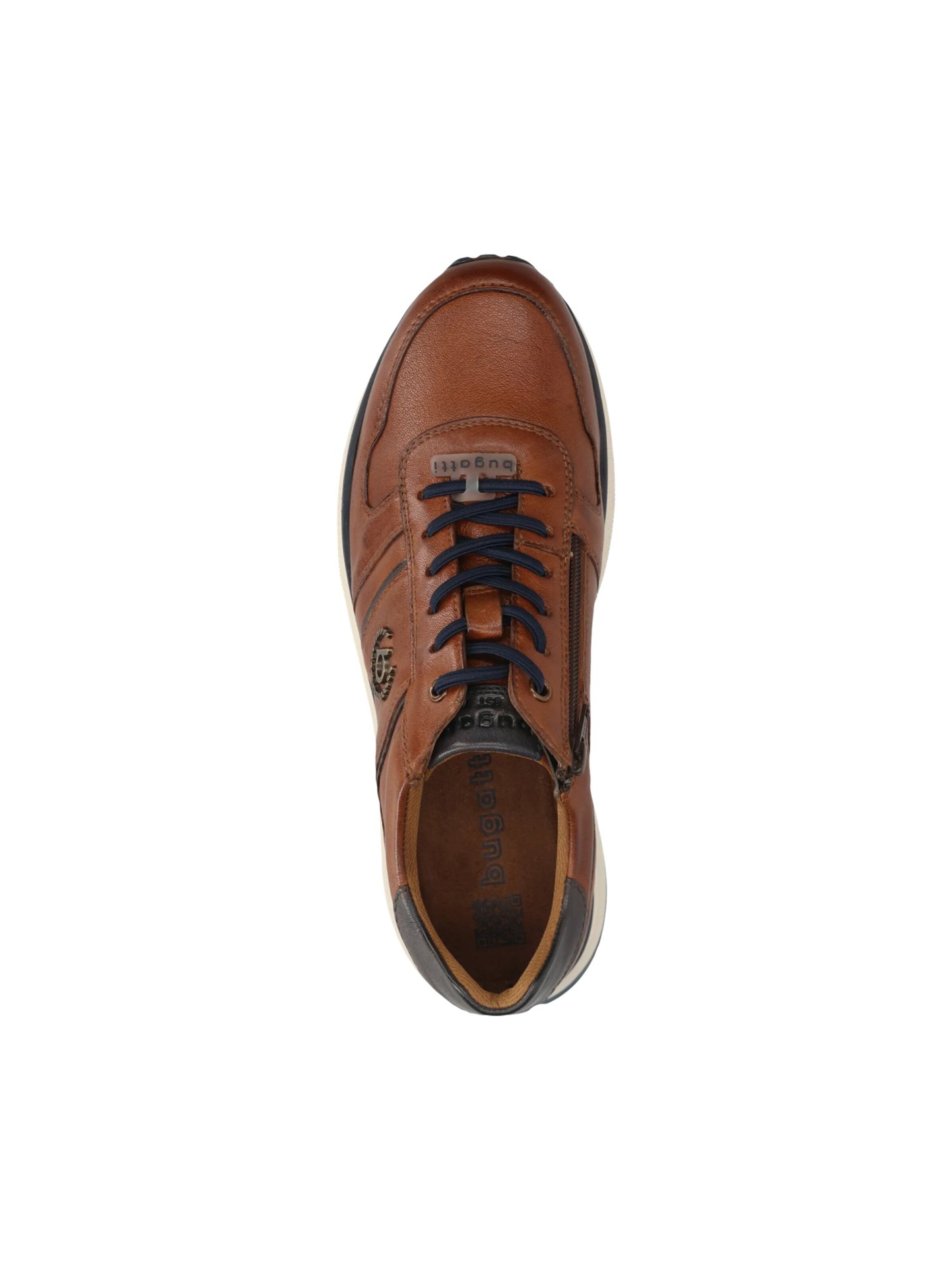 Baskets basses bugatti en marron