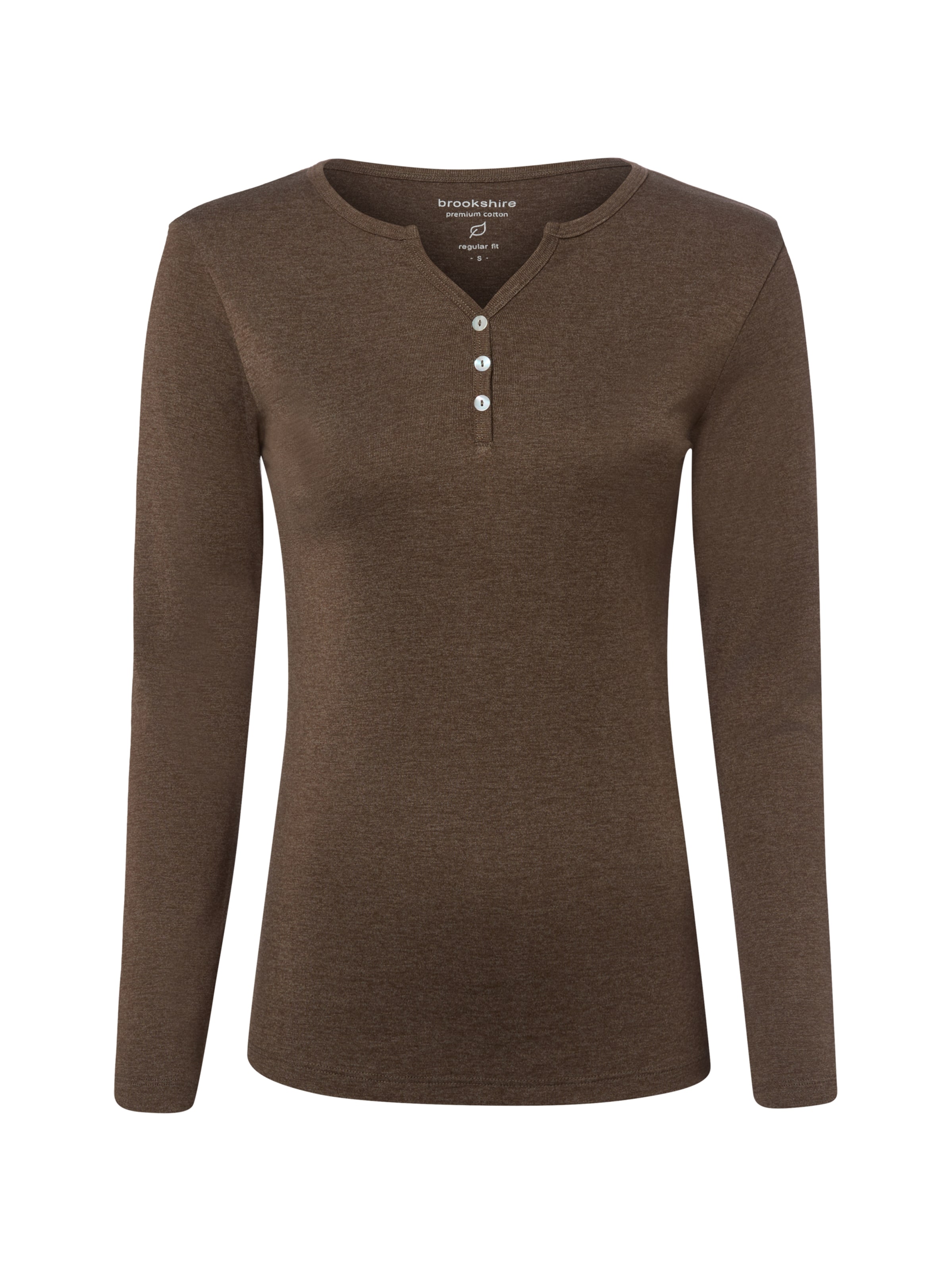 Brookshire Shirt in Brown: front