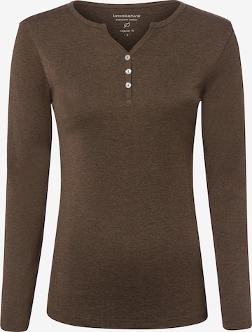 Brookshire Shirt in Brown: front