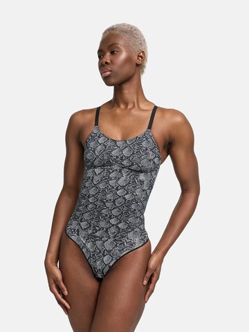 cfab (formerly creamy fabrics) Shapingbody 'Sculpting Shapewear mit String'‌‌‌‌‌‌‌‌‌ in Grau