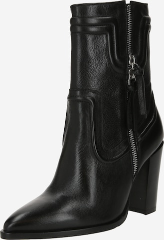 Bottines 'New Americana' BRONX en noir : devant