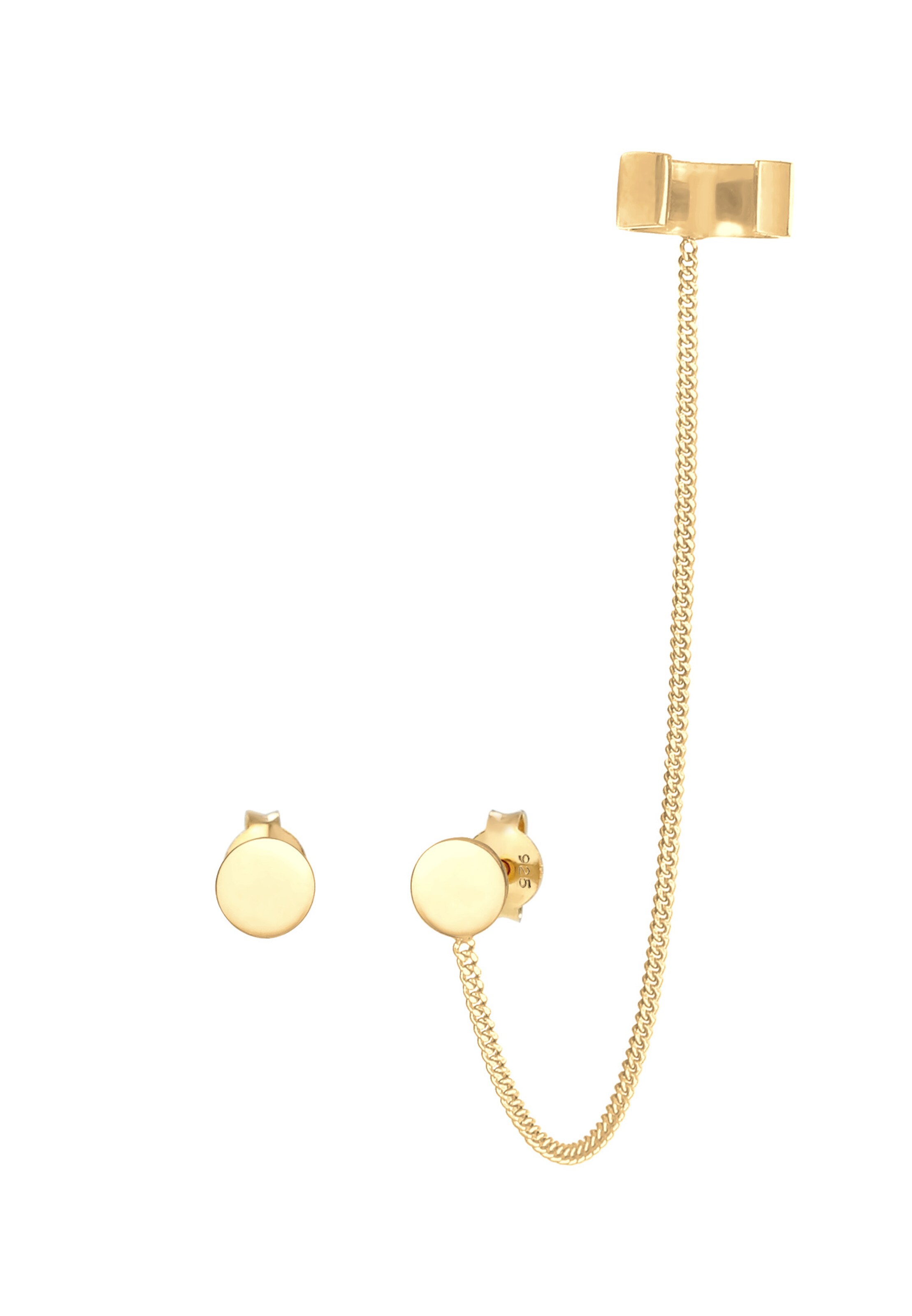 Boucles d'oreilles ELLI en or : devant