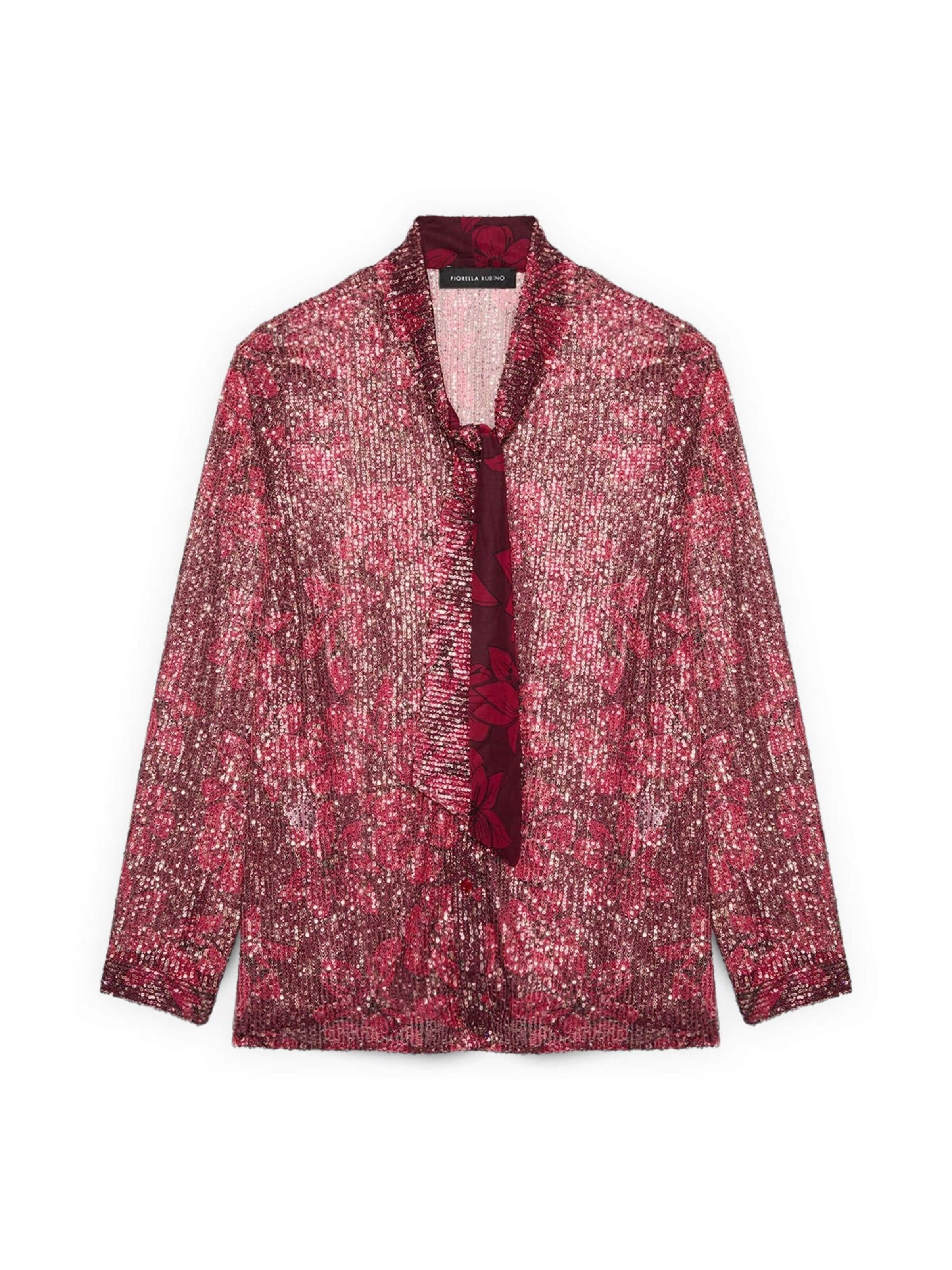 Fiorella Rubino Shirt in Rood: voorkant