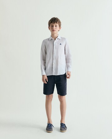 Scalpers Regular fit Button Up Shirt ' ' in White: front