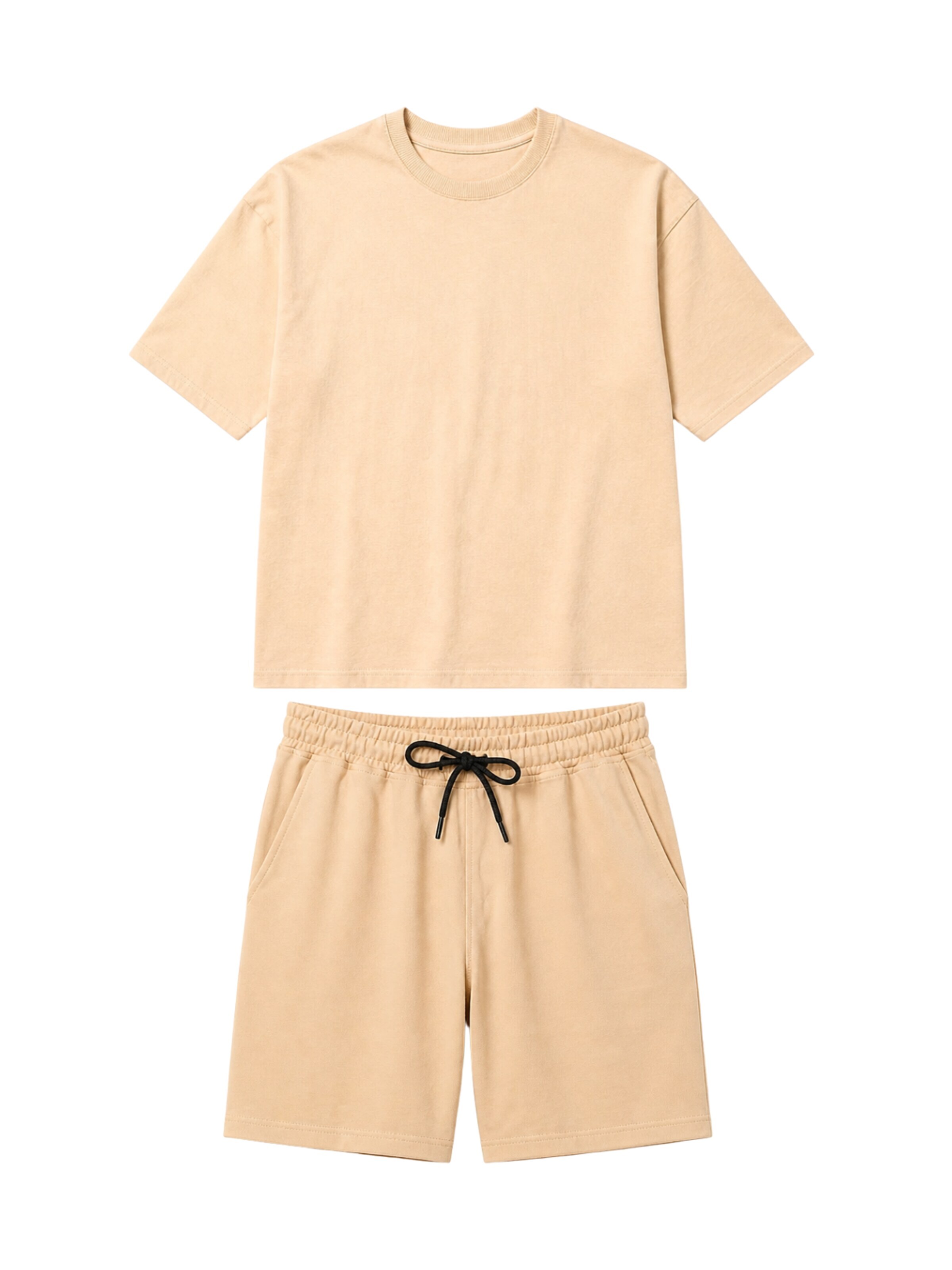 LOUIS LECLER Trainingsanzug 'Liya' in Beige: Vorderseite