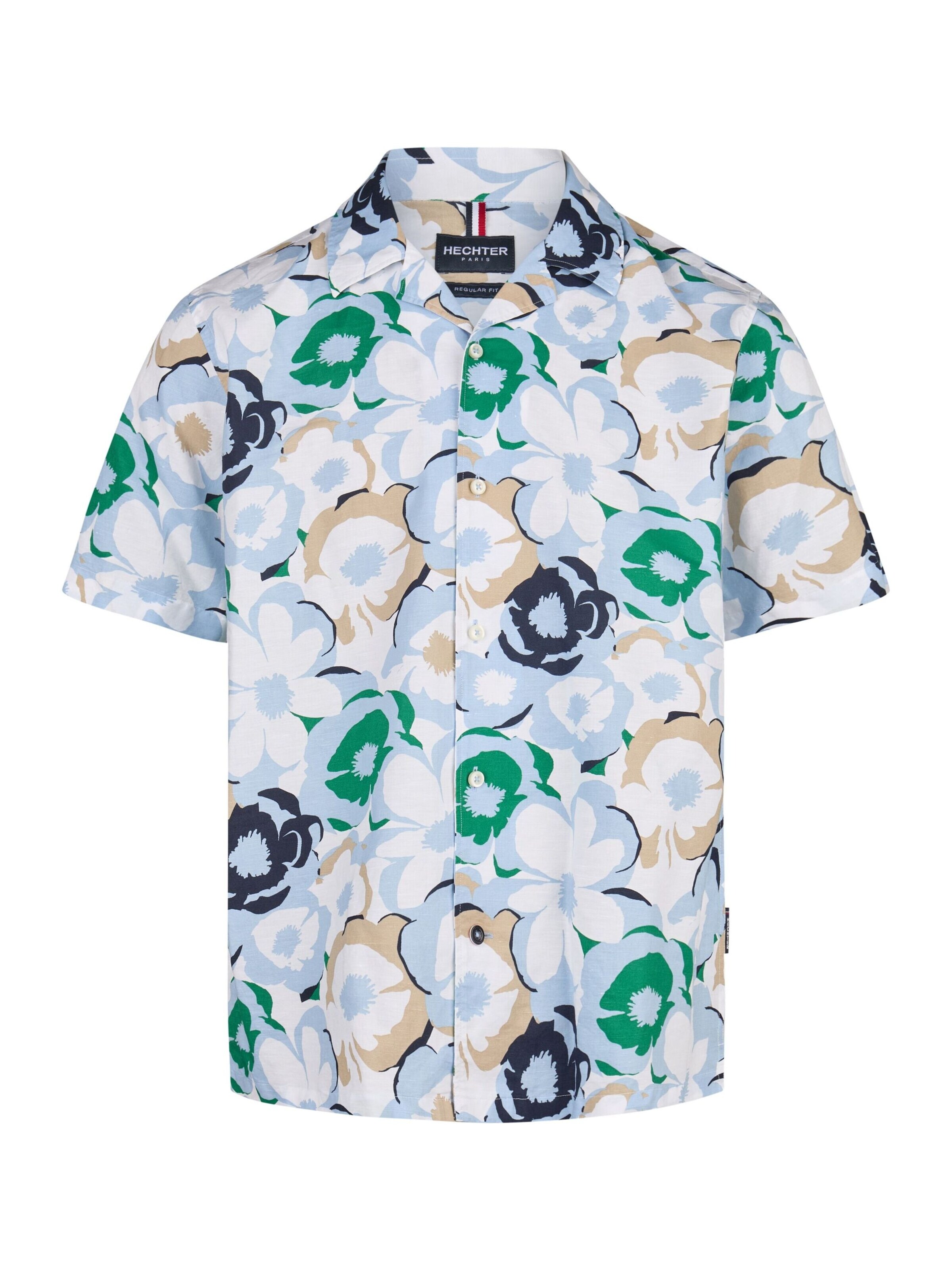 HECHTER PARIS Regular fit Overhemd in Blauw: voorkant