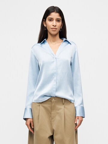 Calvin Klein Blouse in Blauw: voorkant