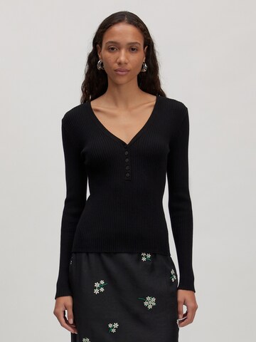 EDITED Pullover 'Alesia' in Schwarz: Vorderseite