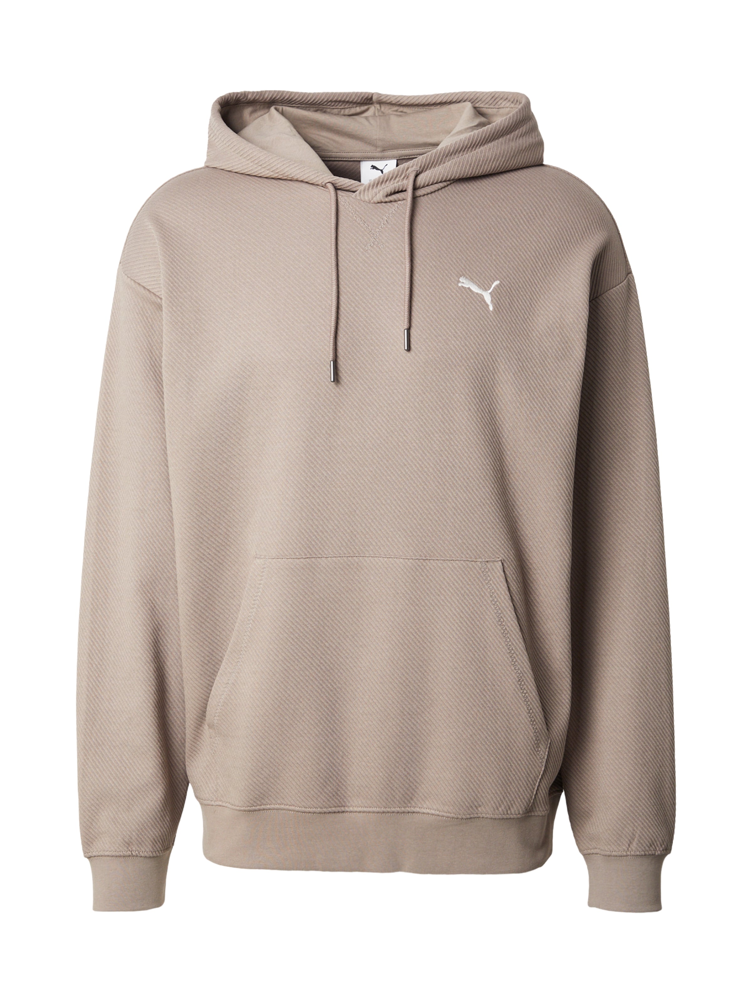 PUMA Свитшот 'ESS' в размере S в Серовато-бежевый, Обзор товара