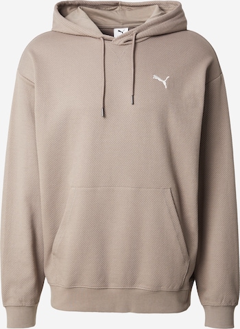 PUMA Свитшот 'ESS' в Серый: спереди