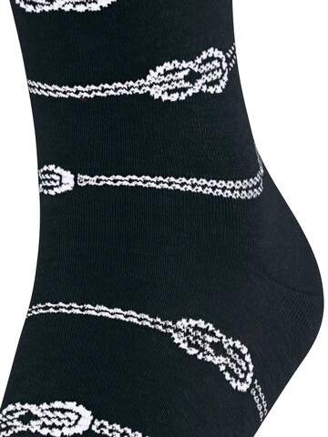 FALKE Socken 'Sailing Rope'‌ in Schwarz