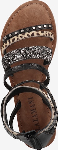 LAZAMANI Strap Sandals in Beige