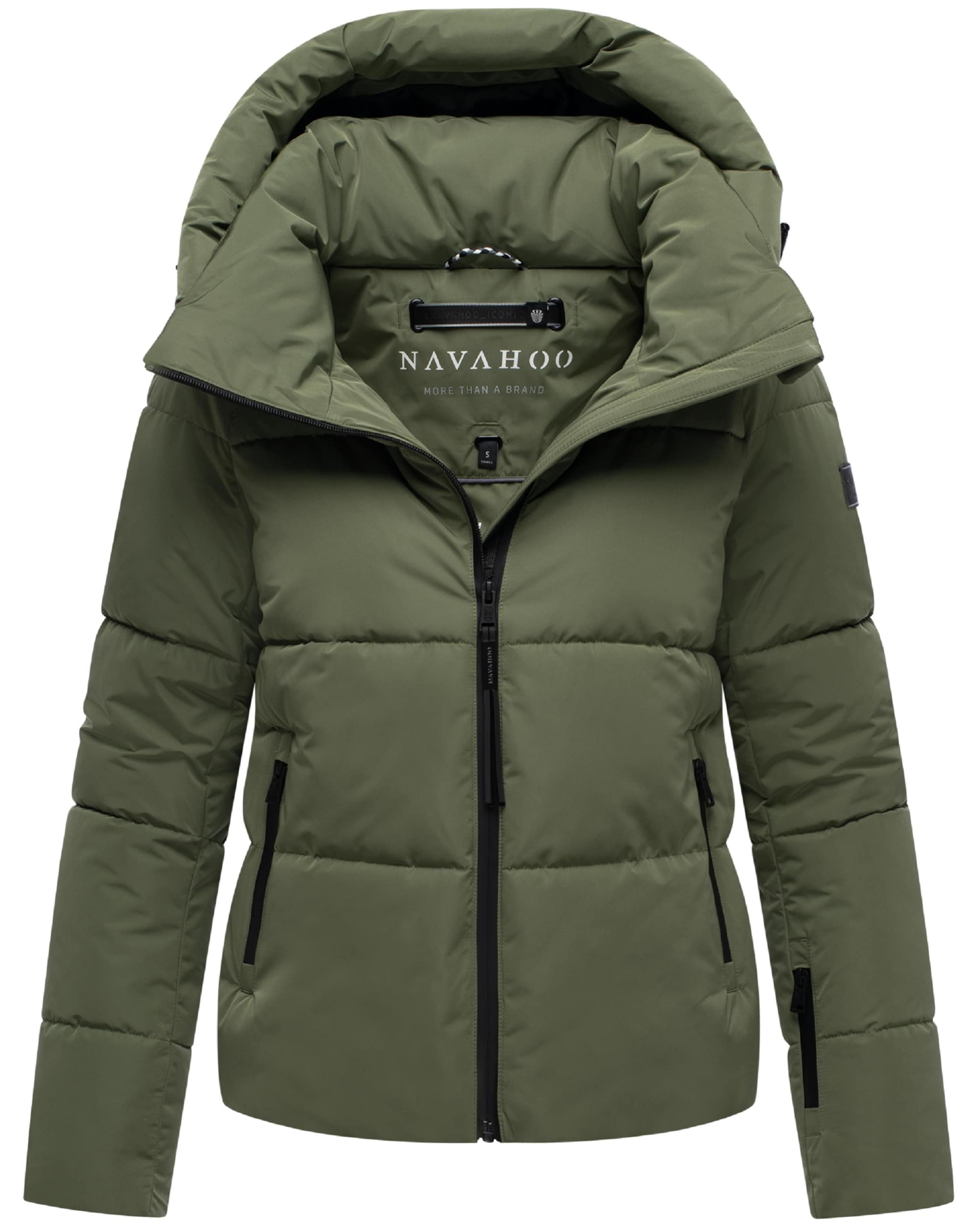 NAVAHOO Talvitakki 'Frostherz XIV' värissä vihreä: etupuoli