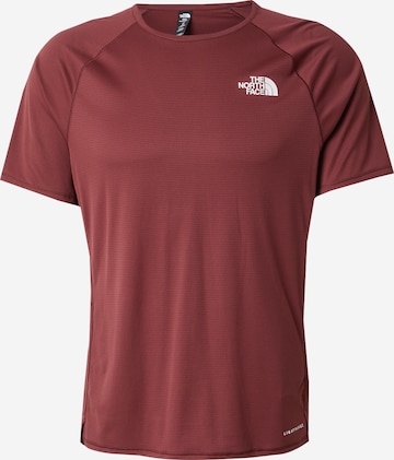 THE NORTH FACE Funktsionaalne särk 'SUNRISER', värv punane: eest vaates