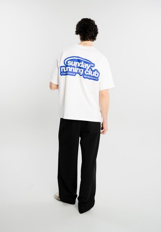 Another Cotton Lab - Camisa 'SRC Sporting Goods' em branco