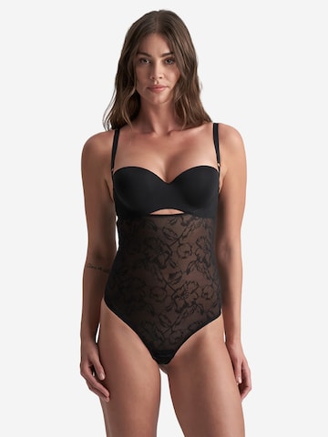 Bye Bra - Body modelador em preto: frente