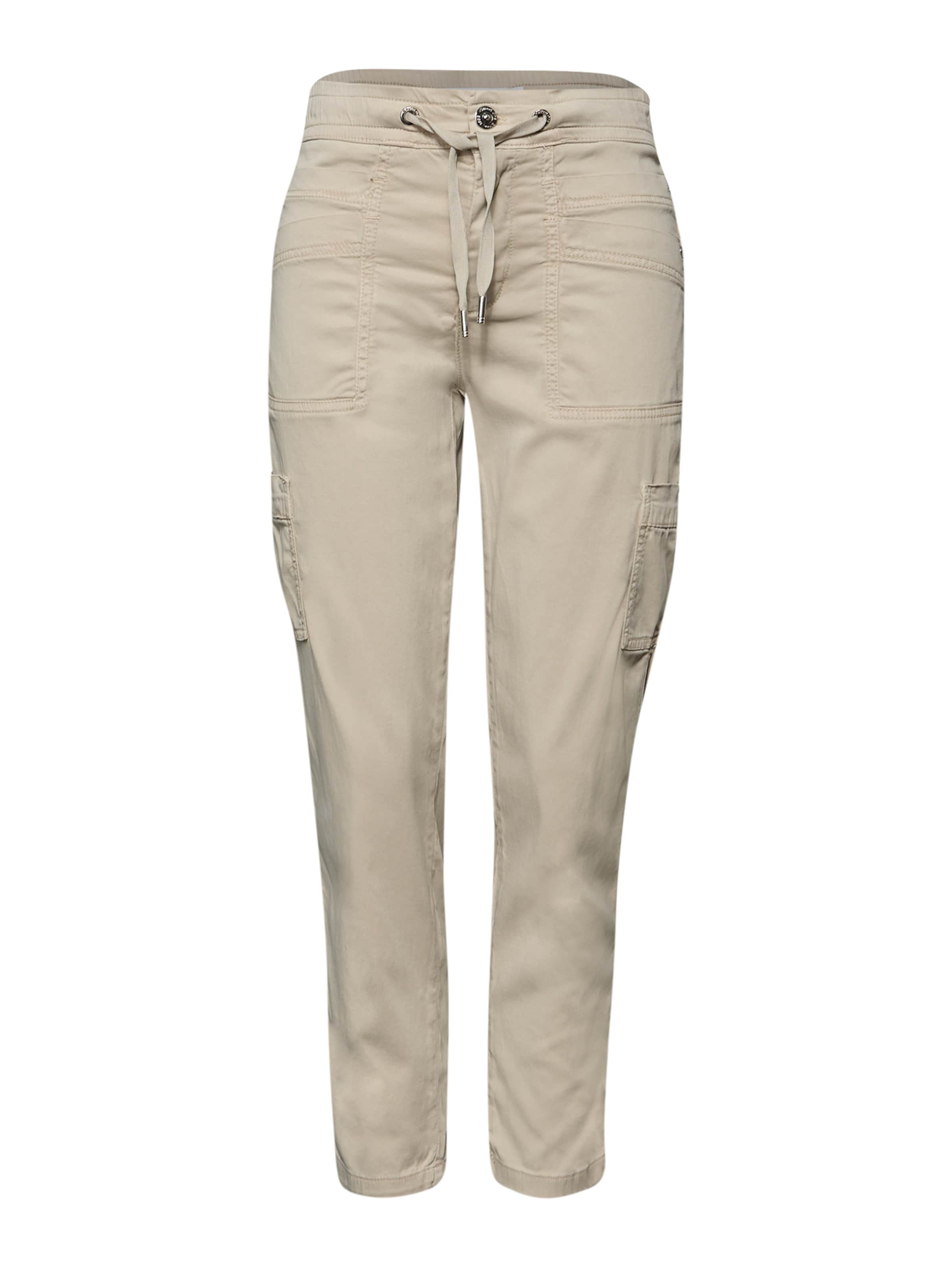 Pantalon cargo 'Bonny' STREET ONE en beige : devant
