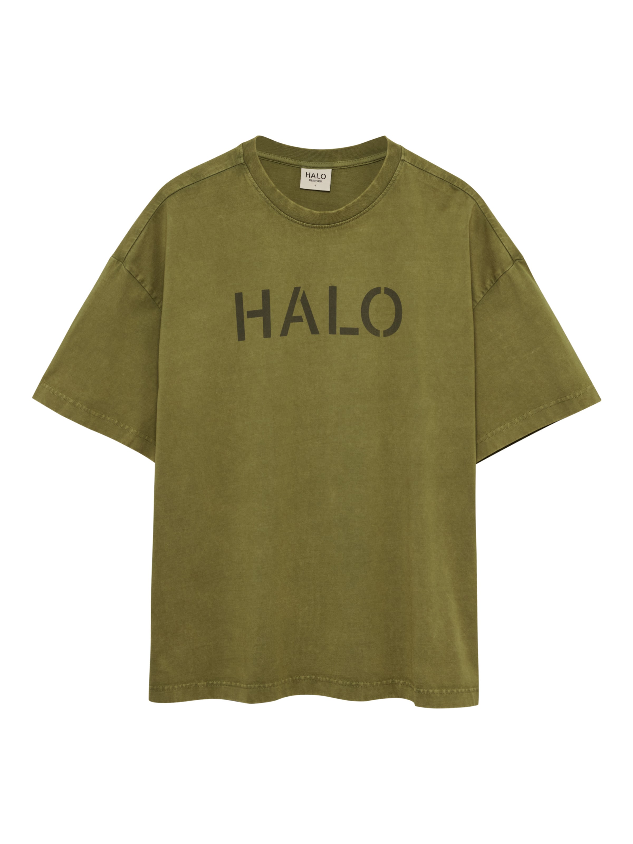 HALO Shirt 'Uniform' in Groen: voorkant