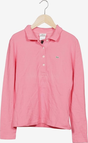 LACOSTE Langarmshirt M in Pink: Vorderseite