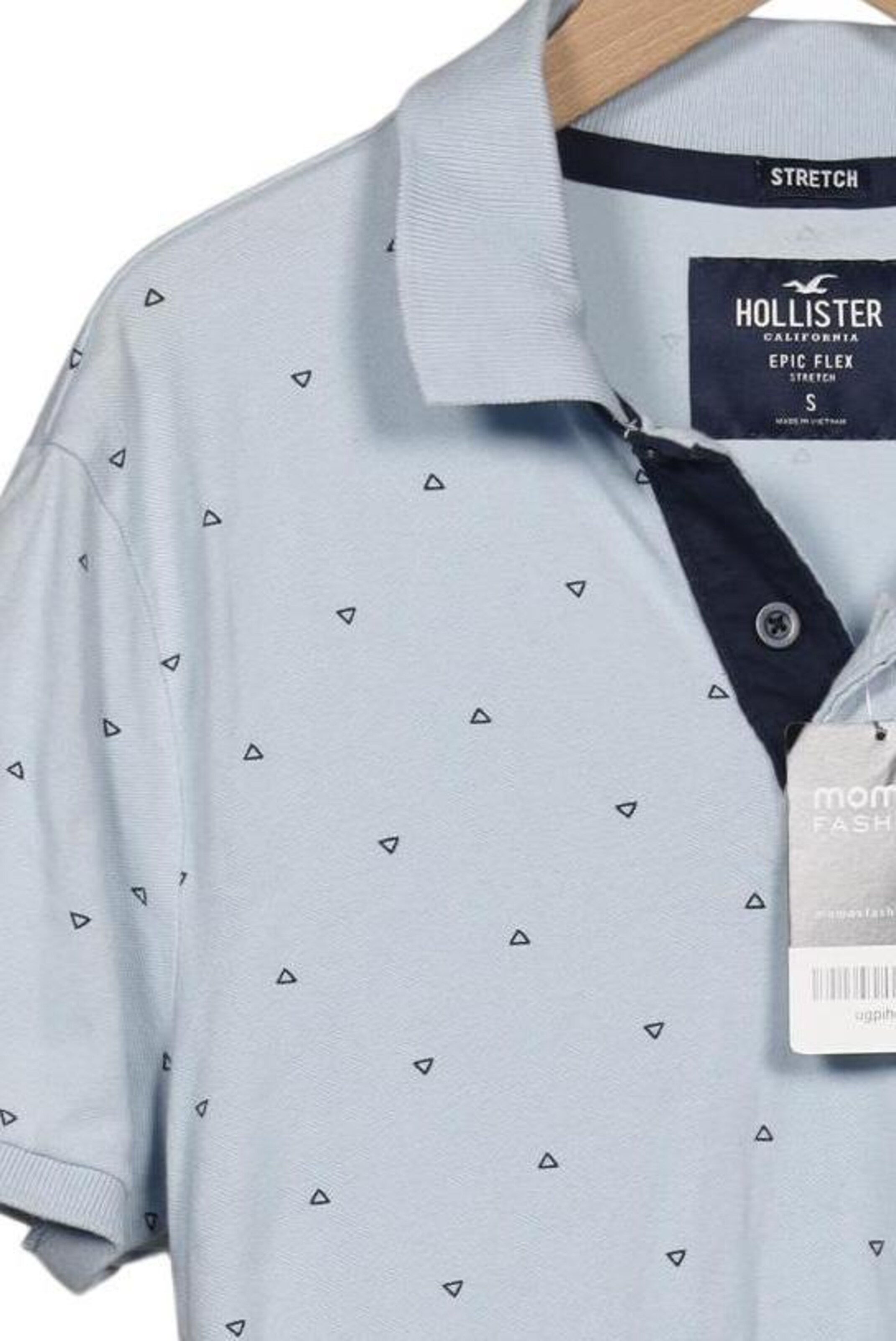 HOLLISTER Shirt in S in Blue