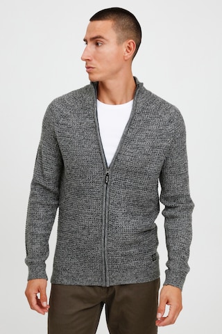 BLEND Knit Cardigan 'Carmelo' in Grey: front