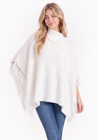 IZIA Cape in Wit: voorkant