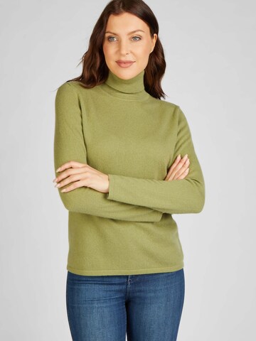 Funk since 1776 Pullover 'Kaschmir'‌‌‌‌‌‌ in Grün: Vorderseite