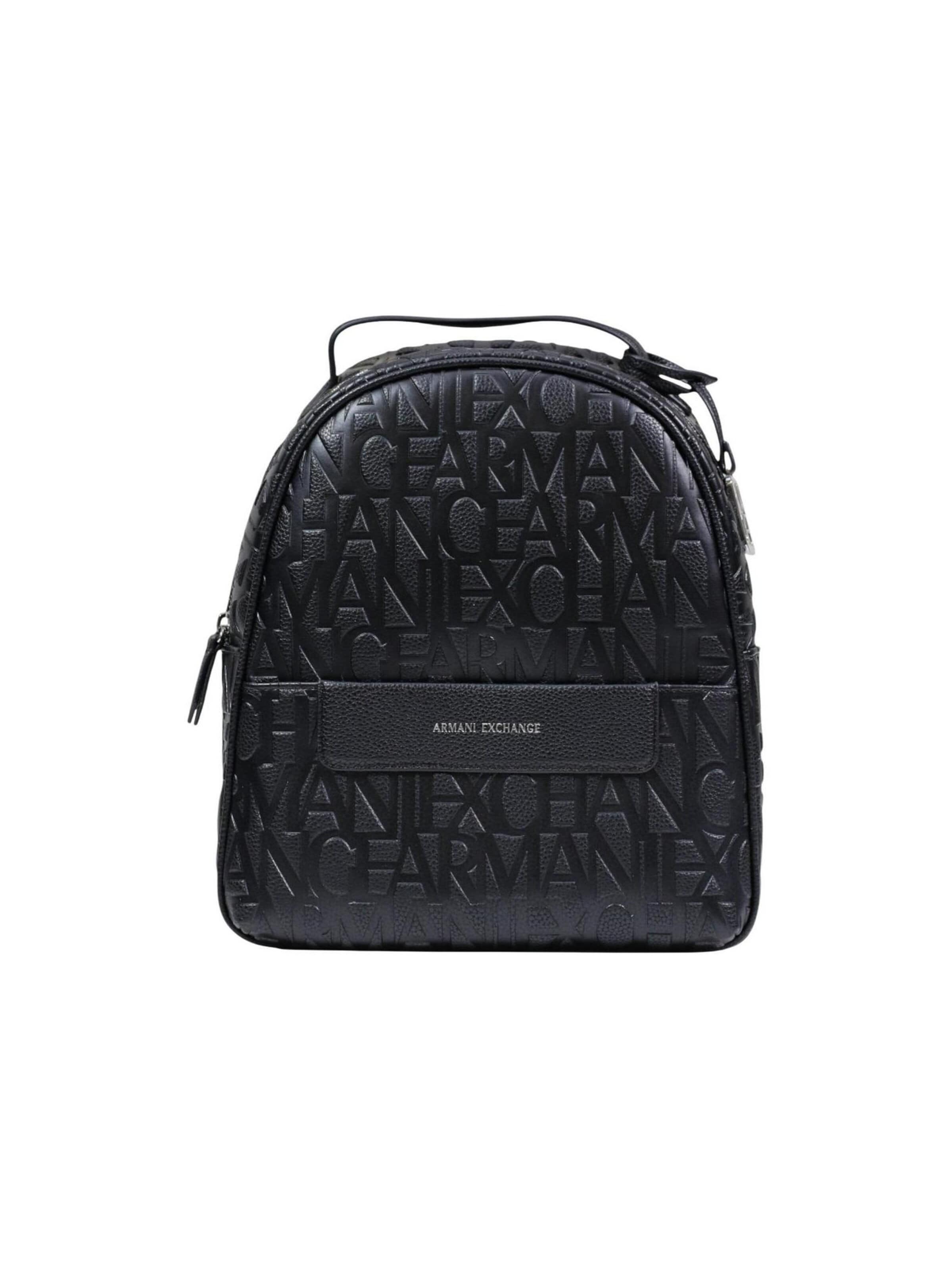 ARMANI EXCHANGE Рюкзак в Черный: спереди
