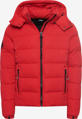 Superdry Winterjas 'Mountain' in Rood: voorkant