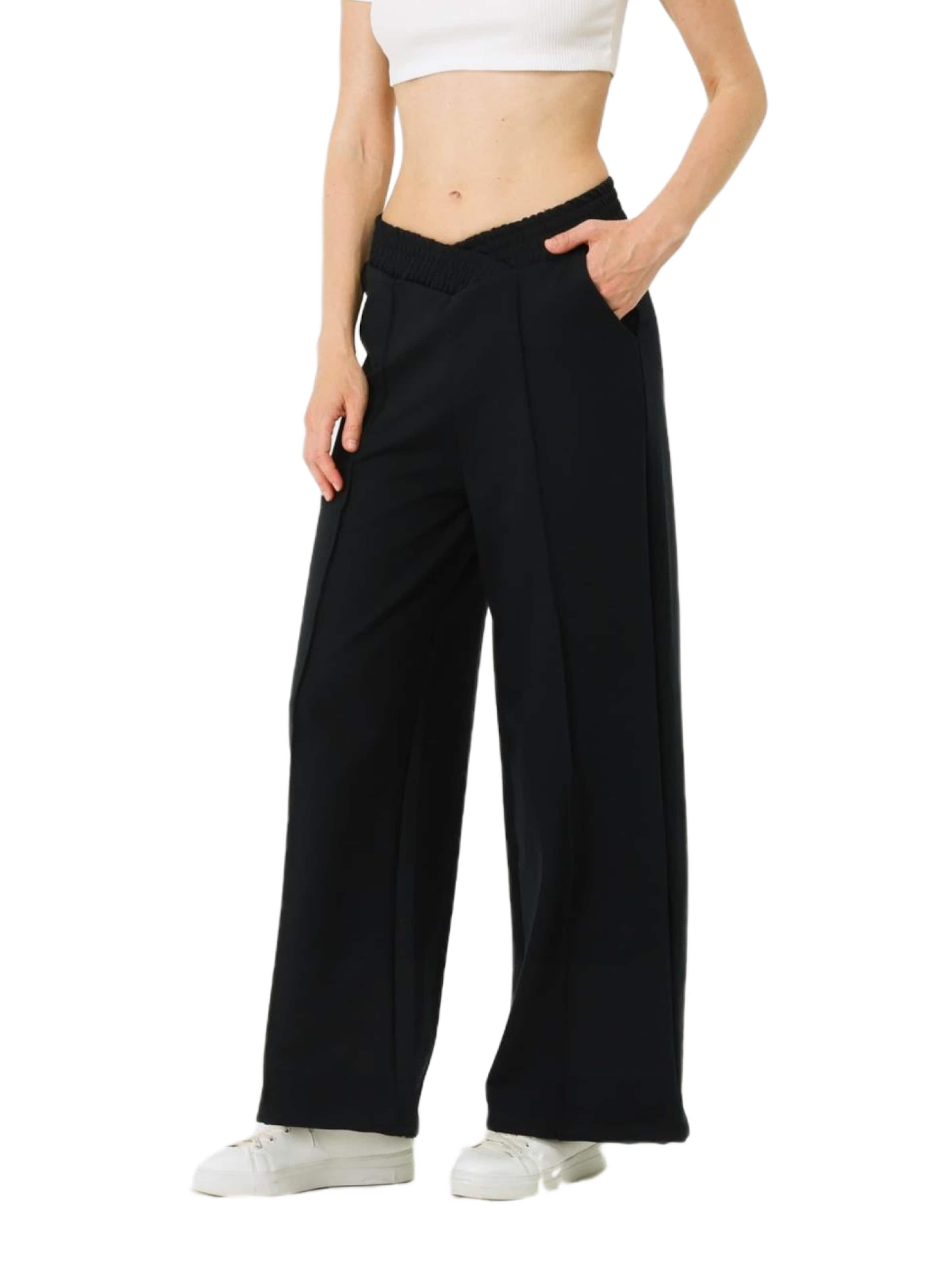 C&City Wide leg Broek in Blauw