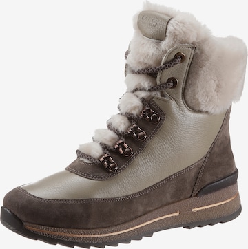 ARA Snow Boots in Green: front