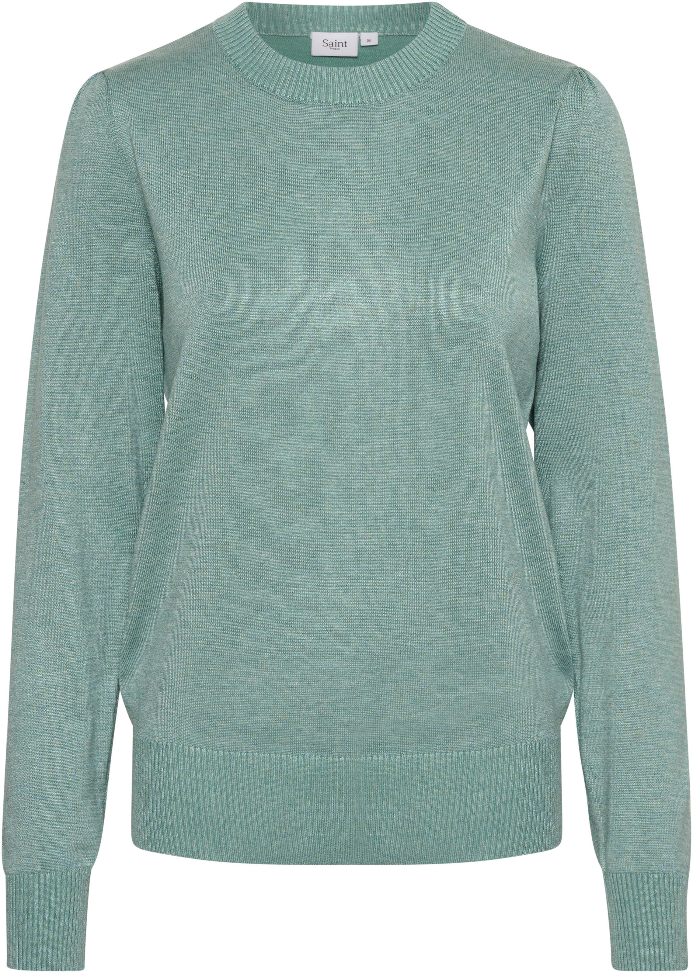 SAINT TROPEZ Sweater in Green: front