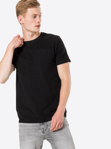 Superdry Shirt 'Authentic' in Zwart: voorkant