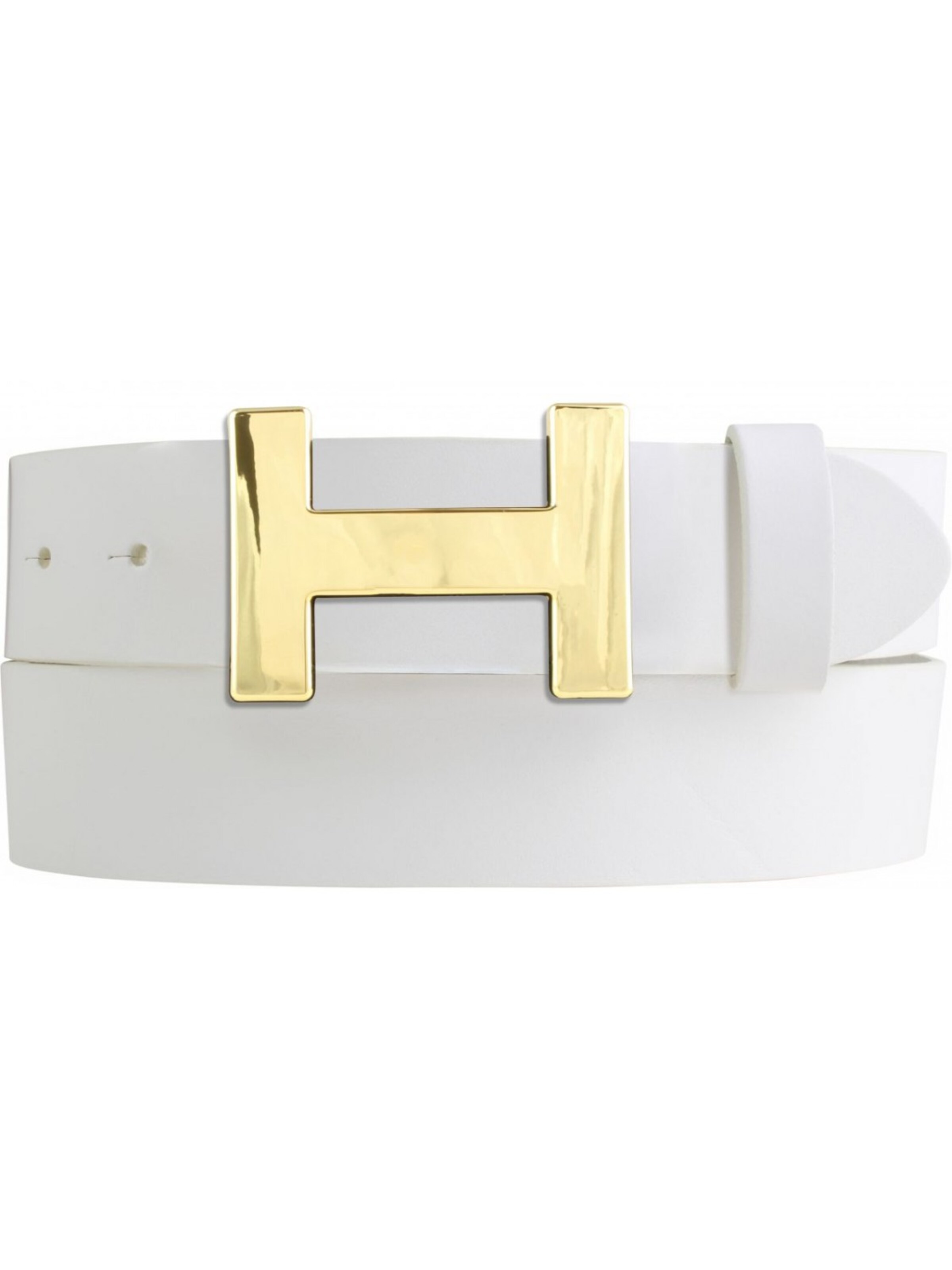 BELTINGER Gürtel 'Henry'‌‌‌‌ in Weiß: Vorderseite