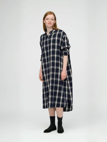 moshi moshi mind Dress ' Floret ' in Blau: Vorderseite