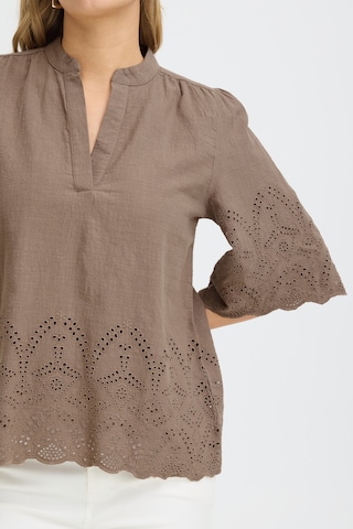 Fransa - Blusa en marrón