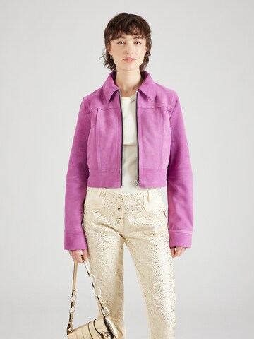 STAND STUDIO Between-Season Jacket 'Logan' in Purple: front