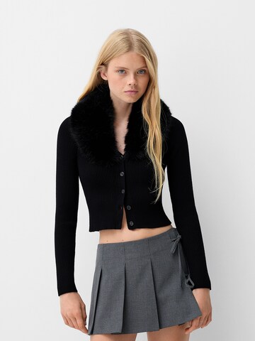 Cardigan Bershka en noir : devant