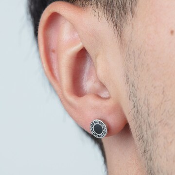 Lotus Earring in Silver: front