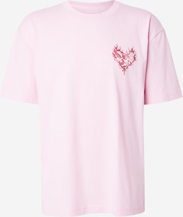 HOLLISTERMajica 'LOVE' - roza boja: prednji dio