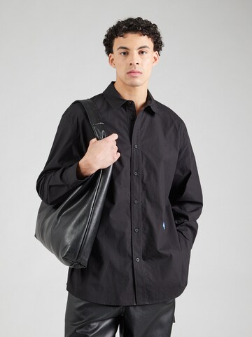 KARL LAGERFELD JEANS Comfort Fit Skjorte i sort: forside