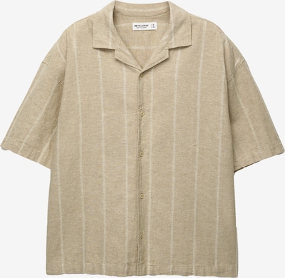 Pull&Bear Košulja u sivkasto bež / bijela, Pregled proizvoda